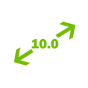 Діагональ 10,0