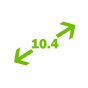 Діагональ 10,4