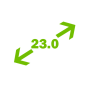 Діагональ 23,0