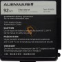 Оригінальна акумуляторна батарея Dell 6JHDV Alienware 17 R2 92Wh