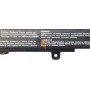 Акумуляторна батарея Asus A31N1319 14.4V 2600mAh