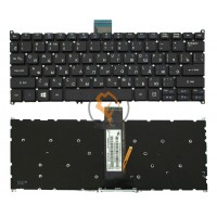 Клавіатура для ноутбука Acer Aspire E3-111 V5-122 чорна з підсвіткою RU