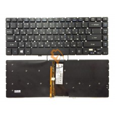 Клавіатура для ноутбука Acer Aspire R7-571 R7-571G R7-572 R7-572G R7-572P чорна з підсвіткою RU