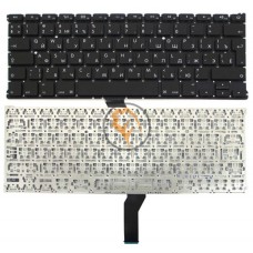 Клавіатура для ноутбука Apple MacBook Air 13 A1369 A1466 вертикальний enter, без підсвічування, чорна RU