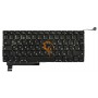 Клавіатура для ноутбука Apple MacBook Pro A1286 вертикальний enter, без підсвічування, чорна RU