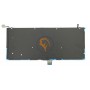 Клавіатура для ноутбука Apple MacBook Pro A1278 горизонтальний enter, з підсвіткою, чорна RU