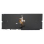 Клавіатура для ноутбука Apple MacBook Pro A1286 горизонтальний enter, з підсвіткою, чорна RU 