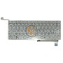 Клавіатура для ноутбука Apple MacBook Pro A1286 горизонтальний enter, без підсвічування, чорна RU