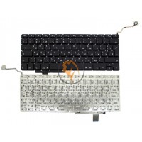 Клавіатура для ноутбука Apple MacBook Pro A1297 вертикальний enter, без підсвічування, чорна RU