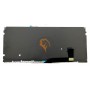 Клавіатура для ноутбука Apple MacBook Pro A1398 горизонтальний enter, з підсвіткою, чорна RU