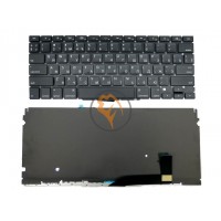 Клавіатура для ноутбука Apple MacBook Pro A1398 горизонтальний enter, з підсвіткою, чорна RU
