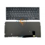 Клавіатура для ноутбука Apple MacBook Pro A1398 горизонтальний enter, з підсвіткою, чорна RU