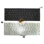 Клавіатура для ноутбука Apple MacBook Pro A1278 горизонтальний enter, без підсвічування, чорна RU