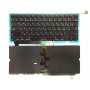 Клавіатура для ноутбука Apple MacBook Pro A1286 15.4 горизонтальний enter, з підсвіткою, чорна RU