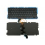 Клавіатура для ноутбука Apple MacBook Pro A1502 13 горизонтальний enter, з підсвіткою, чорна RU