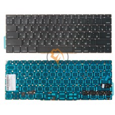 Клавіатура для ноутбука Apple MacBook Pro Retina A1708 13 горизонтальний enter, без підсвічування, чорна RU