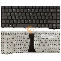 Клавіатура для ноутбука Asus F2, F3 вертикальний enter, без підсвічування, чорна RU, 28 pin