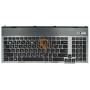 Клавіатура для ноутбука Asus G55, G55V, G55VW горизонтальний enter, з підсвіткою, чорна RU
