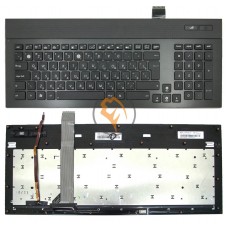 Клавіатура для ноутбука Asus G74, G74S, G74SX вертикальний enter, з підсвіткою, чорна RU