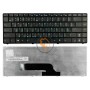 Клавіатура для ноутбука Asus K40, K40AB, K40AC горизонтальний enter, без підсвічування, чорна RU