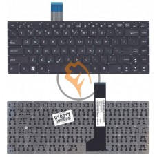 Клавіатура для ноутбука Asus K46 K46C без рамки, чорна RU