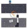 Клавіатура для ноутбука Asus K46 K46C без рамки, чорна RU