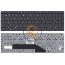 Клавіатура для ноутбука Asus K50 K60 K70 без рамки, чорна RU