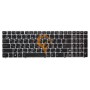 Клавіатура для ноутбука Asus K52 срібляста рамка, чорна RU