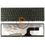 Клавіатура для ноутбука Asus K52 з підсвіткою, чорна рамка, чорна RU