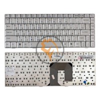 Клавіатура для ноутбука Asus U3 F6 F9 срібляста RU