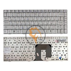 Клавіатура для ноутбука Asus U3 F6 F9 срібляста RU