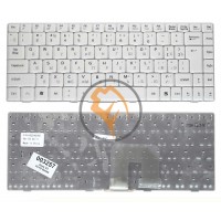 Клавіатура для ноутбука Asus U3 F6 F9 вертикальний enter, біла RU