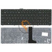 Клавіатура для ноутбука Asus U53 U53F U56E без рамки, горизонтальний enter, чорна RU