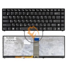 Клавіатура для ноутбука Asus UL20 UL20A UL20FT з підсвіткою, чорна рамка, чорна RU