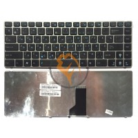 Клавіатура для ноутбука Asus UL30 K42 K43 X42 срібляста рамка, чорна RU