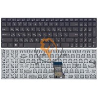 Клавіатура для ноутбука Asus UX52 без рамки, чорна RU