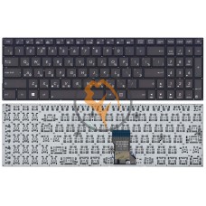 Клавіатура для ноутбука Asus UX52 без рамки, чорна RU