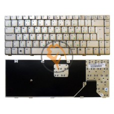 Клавіатура для ноутбука Asus W3 W3J A8 F8 N80 вертикальний enter, срібляста RU