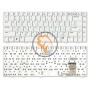Клавіатура для ноутбука Asus W3 W3J A8 F8 N80 біла RU