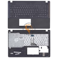 Клавіатура для ноутбука Asus X551 чорна з топ панеллю, чорна RU