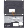 Клавіатура для ноутбука Asus X551 чорна з топ панеллю, чорна RU