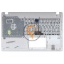 Клавіатура для ноутбука Asus X551 чорна з топ панеллю, біла RU