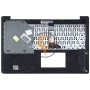 Клавіатура для ноутбука Asus X553 чорна з топ панеллю, чорна RU