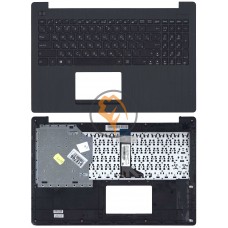 Клавіатура для ноутбука Asus X553 чорна з топ панеллю, чорна RU