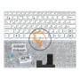 Клавіатура для ноутбука Asus EEE PC 1005HA 1008HA біла рамка, біла RU
