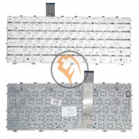 Клавіатура для ноутбука Asus EEE PC 1015 без рамки, біла RU