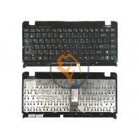 Клавіатура для ноутбука Asus EEE PC 1215 чорна рамка, чорна RU