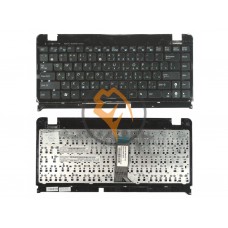 Клавіатура для ноутбука Asus EEE PC 1215 чорна рамка, чорна RU