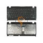 Клавіатура для ноутбука Asus EEE PC 1215 чорна рамка, чорна RU