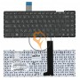 Клавіатура для ноутбука Asus VivoBook X401 без рамки, чорна RU